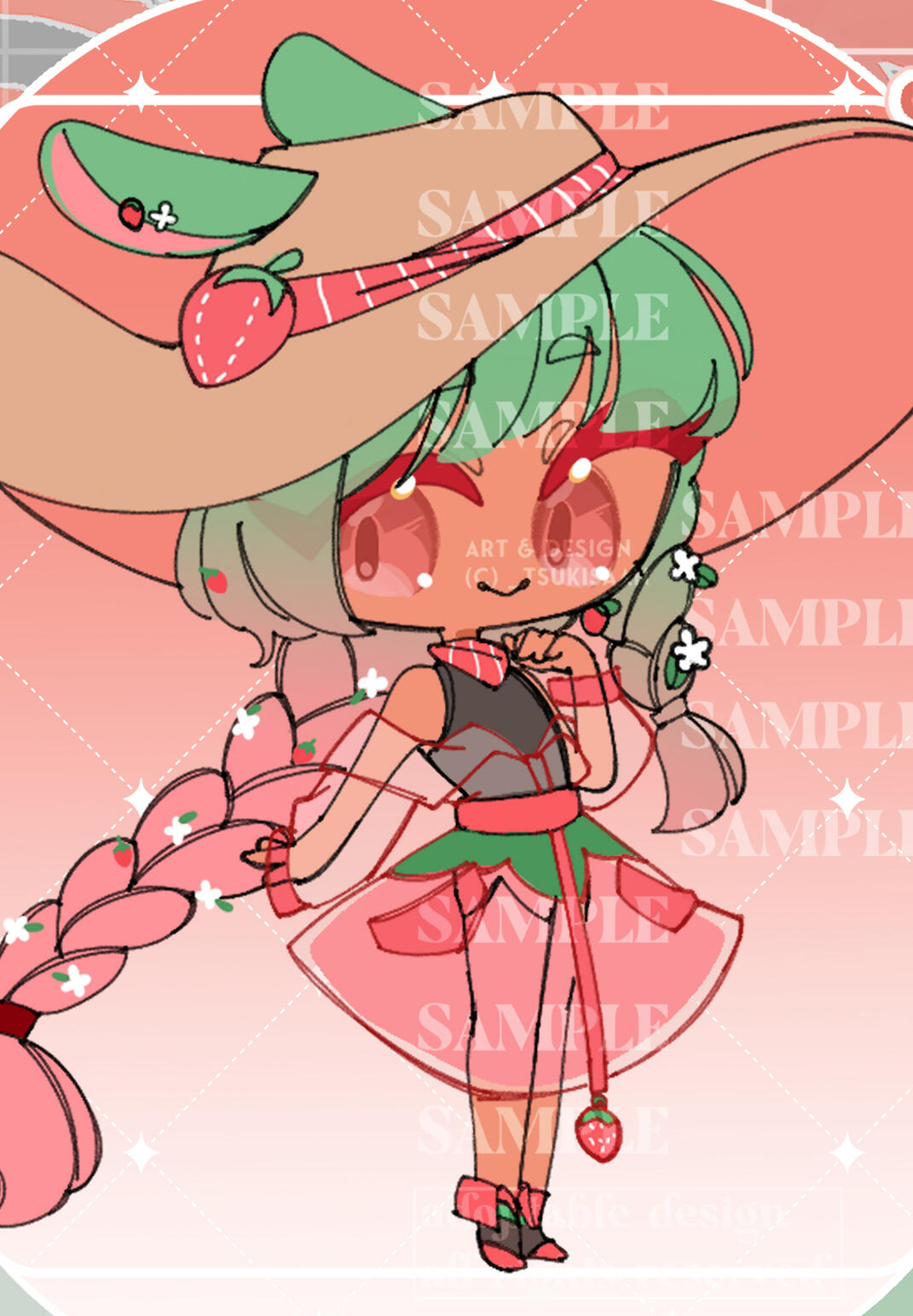 strawberry gummy - sold