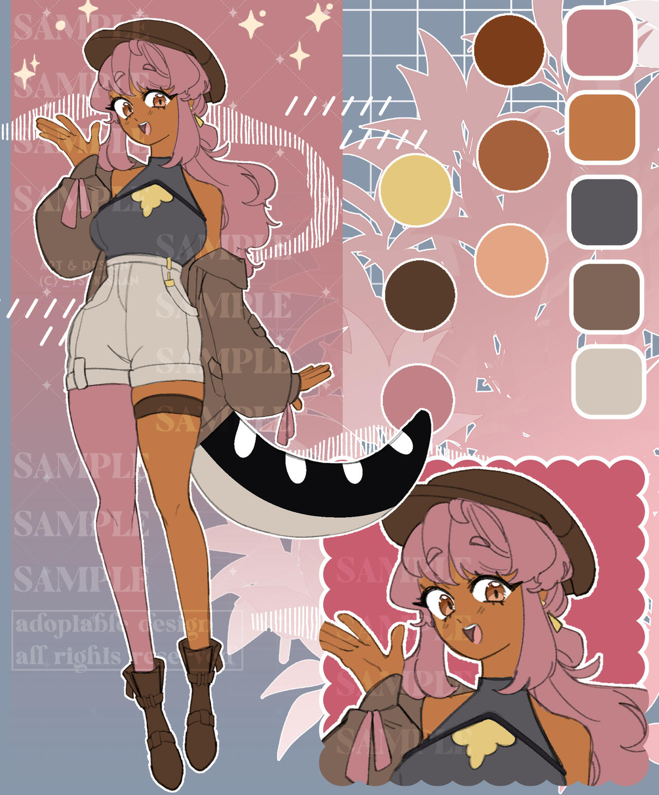 black banded gecko - on ko-fi ( click to purchase! )