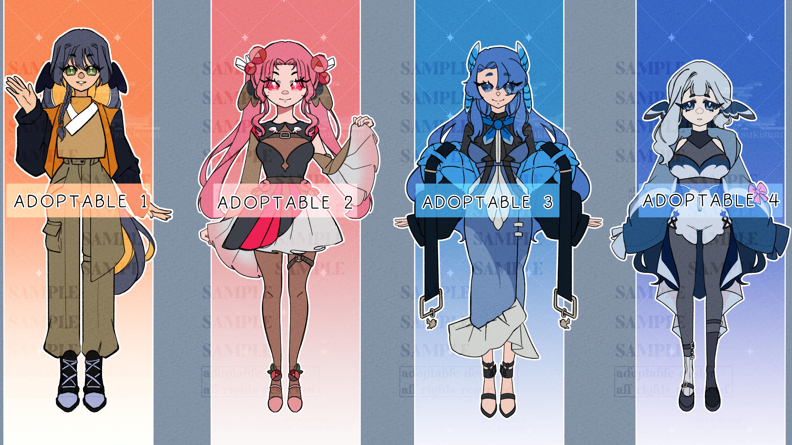 black and orange flycatcher || rose robin || blue jay || azure tit